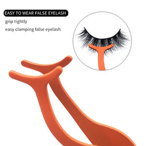 Ensemble de pinces à épiler pour extensions de cils ensemble d'outils applicateur de cils en grappe avec sac en cuir portable - Product Image 2