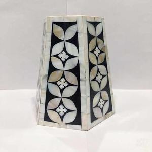 High Grade Bone Inlay <b>Bakhoor</b> <b>Burner</b> with Round Lid and Strong Body for Long Use and Easy Fragrance Filling for Exports Selling - Product Image 6