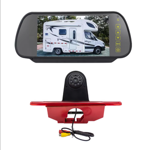 Kit Moniteur Miroir 7 pouces et Caméra de Freinage | 1080P OEM Compatible avec Transit Citroën <span class=keywords><strong>Jumpy</strong></span> Peugeot Expert | Sécurité à l'arrière de la voiture imperméable et résistante à l'eau - Product Image 4