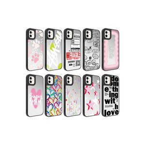 Coque de téléphone antichoc à motif brillant Netzy pour iPhone 11, en PC et silicone, avec protection d'appareil photo, style Ins - Product Image 2