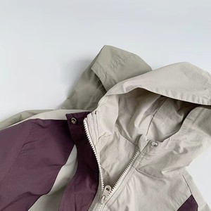 Bloc de couleur enfants garçons coupe-vent à capuche vestes d'extérieur printemps automne enfants <span class=keywords><strong>Parka</strong></span> manteaux - Product Image 4