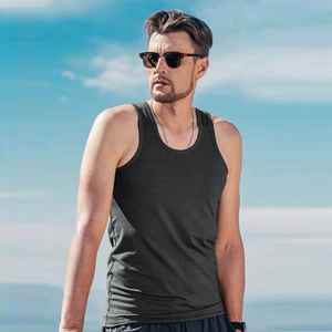 Camisetas sin mangas de talla grande para hombre hechas a medida OEM transpirable de secado rápido nuevo estilo holgado sin mangas para el verano - Product Image 4