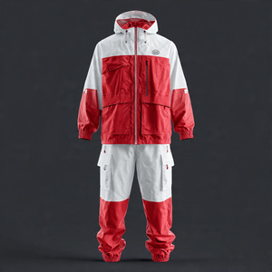 OEM Zipper Rain Jacket Mens Waterproof Pants Set Mountain <b>Camping</b> Hiking Suit Men <b>Windbreaker</b> Tracksuit Men;s - Product Image 4