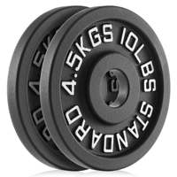 Vente en gros en usine 5 10 25 35 45 Lb plaque de poids en métal salle de sport en fonte 2 pouces plaques d'haltères en acier plaque de fonte