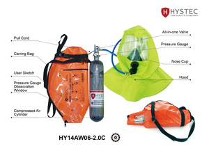 Dispositivo de Respiración de Escape de Emergencia HE100 - Product Image 5