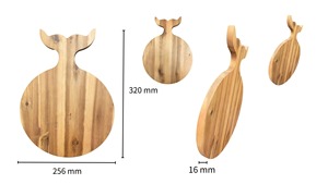 Bandeja de madera hecha a mano con diseño de pescado, Perfecta para servir decoración de cocina, mesa de comedor y uso de regalo para el hogar y el restaurante - Product Image 6