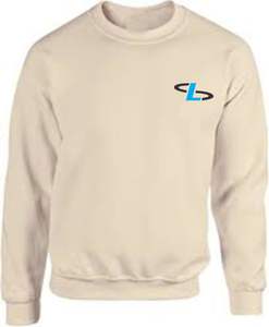 Sudadera de lana de cuello redondo de invierno de mezcla de algodón-Sudadera de hombre de alta calidad con logotipo personalizable de secado rápido y bordado - Product Image 1