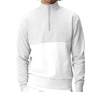 Sudaderas de Media Cremallera para Hombre de Calidad Superior, 100% Algodón Teñido, Estampado en Serigrafía, Bordado, Colores y Tallas Personalizadas, Invierno - Product Image 4