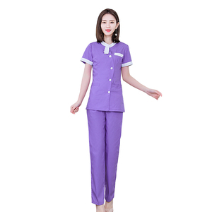 ชุดสครับโรงพยาบาลสำหรับทั้งชายและหญิงชุดทางการแพทย์พยาบาลร้านเสริมสวยชุดเสื้อสครับสำหรับสุภาพสตรีชุดคลุมสำหรับสปาแพทย์พยาบาล - Product Image 2