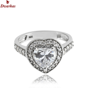 Collection de bagues en argent sterling 925 avec topaze bleue et pierres multiples en forme de cœur, bijoux fins de mode exquis, vente en gros, pour cadeau de Saint-Valentin - Product Image 6