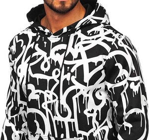 Nuevo diseño personalizado Hombres Sublimación Sudaderas con capucha y ropa casual transpirable 100% Algodón Sudadera con capucha de invierno para unisex - Product Image 3