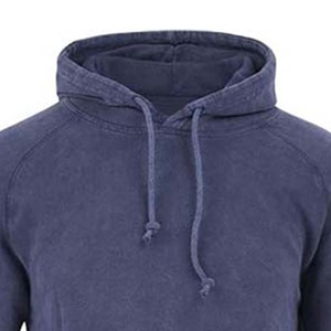 Sudadera con capucha para hombre con logotipo personalizado con lavado ácido y estampado de hojaldre desgastado al por mayor, jersey de felpa francesa de 400g/m², ropa de invierno para hombre, sudaderas con capucha - Product Image 2