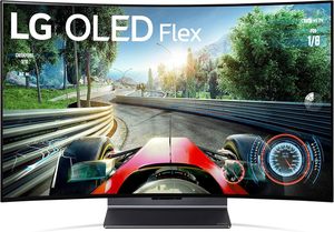 <b>42</b>-<b>Inch</b> Class OLED Flex <b>Smart</b> <b>TV</b> with Bendable Screen 42LX3QPUA, 2022 - AI-Powered 4K <b>TV</b>, Alexa Built-in - Product Image 2