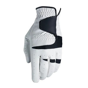 Gants de golf en cuir Cabretta de qualité supérieure pour gaucher et droitier, doux, respirants, gants de sport, logo personnalisé, OEM, gants de frappe de golf, ajustement parfait - Product Image 2