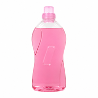 Flacon de 2000 ml en plastique PET recyclable avec bouchon à vis pour détergent liquide, nettoyant ménager, emballage de produits chimiques