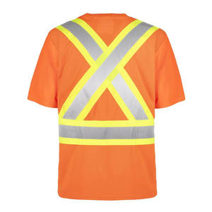 Chemises de sécurité haute visibilité sur mesure, vêtements de travail en nylon et polyester, vêtements de sécurité les plus vendus - Product Image 2