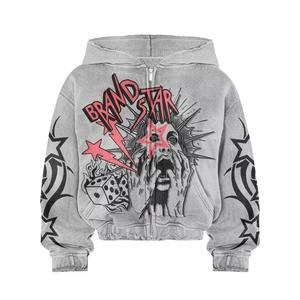 Sudadera con Capucha Unisex Extra Grande de Felpa Francesa 100% Algodón, Lavada al Ácido, Estilo Vintage, Personalizada con Estampado - Product Image 3