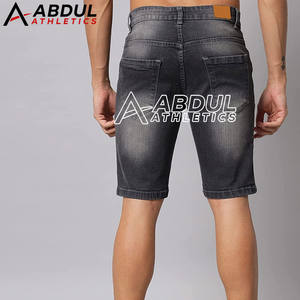 กางเกงยีนส์ขาสั้นคุณภาพสูง กางเกงยีนส์ขาสั้นลำลอง กางเกงยีนส์ขาสั้นราคาถูก สำหรับขายออนไลน์ ผลิตในปากีสถาน - Product Image 3