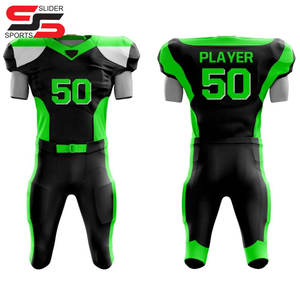 Nouveauté Tenue d'équipe respirante Tenue de football américain Fabriqué en usine OEM Design Maillot de football américain avec pantalon assorti - Product Image 1