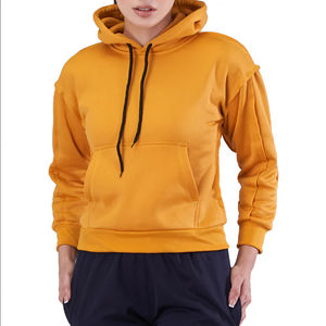 Sudaderas con Capucha para Mujer, Invierno, Casual, Estilo Urbano, Hombros Caídos, Transpirables, Ecológicas, 100% Algodón, Diseño de Marca Personalizada - Product Image 1