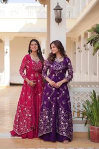 Meilleur Prix Moderne Renard Georgette Lourd 3mm Broderie Travail Lehenga Choli pour Femmes pour Mariages Festivals Indiens Essentiels Soie - Product Image 6