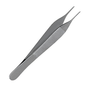 Wholesale Micro Adson Dissecting Forceps 1 x 2 <b>Teeth</b> Surgical Tissue Forceps Stainless Steel Micro Instruments for Clinical Use - Product Image 3