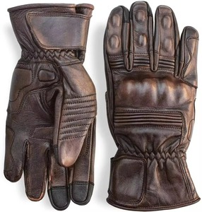 Guantes de moto personalizados para hombre y mujer, materiales de cuero, logotipo personalizado para deportes, ciclismo, guantes de carreras de motos de gama baja - Product Image 4