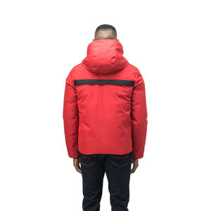 Nouvelle arrivée : Manteau d'hiver chaud et épais pour homme, à capuche, avec broderie personnalisée amovible, rembourrage matelassé, style bulle, pour l'extérieur - Product Image 4