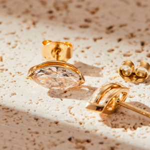 2.00 CTW IGI Certified Lab Grown Diamond Marquise Cut <b>Stud</b> <b>Earrings</b> <b>Fine</b> Jewelry - Product Image 2