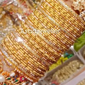 Ensemble de bracelets fantaisie géométriques en acier inoxydable pour femmes, style ethnique bohème, pour mariage, fête, tenue traditionnelle, mode - Product Image 4