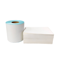 Etiquetas Térmicas de Código de Barras Ecológicas y Duraderas de 5*4 6*4 Pulgadas, Personalizadas al por Mayor de Fábrica, para Embalaje de Pedidos de Comercio Electrónico Express