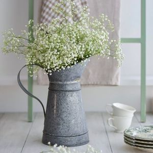 Mini jardinière de table galvanisée-Pot rustique en vrac pour petites plantes et plantes succulentes - Product Image 3