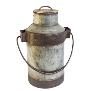 Nuevo diseño galvanizado leche lata flor cubo hecho a mano mayor calidad interior hogar maceta - Product Image 6