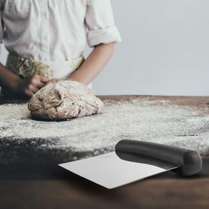 Espátula de cocina Flexible de acero inoxidable, 11x8,5 cm, multiusos, pan, Pizza, Pasta, masa, herramienta para hornear y repostería - Product Image 3