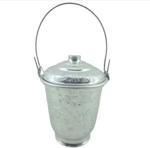 Factory Custom Wine Beverages Coolers Stainless Steel <b>champagne</b> <b>Ice</b> <b>Bucket</b> With Lid Natural Kitchen Utencil Drinkware Serveware - Product Image 1