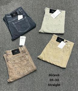 Pantalones vaqueros modernos de pierna recta de algodón duradero, pantalones vaqueros de ajuste regular cómodos para todos los días para hombres y mujeres, estilo informal callejero - Product Image 4