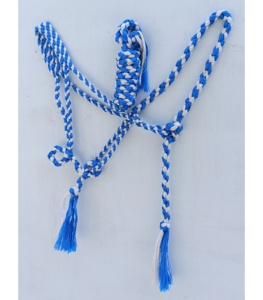 ชุดสายคล้องคอเชือกม้าไนลอนแบบสองโทนสีผลิตภัณฑ์ขี่ม้ามีหลายสีสวมใส่สบายทนทานดีไซน์เนอร์ผู้ผลิตอินเดีย - Product Image 3