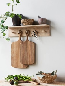 Wooden Oxford Peg Rail <b>Shelf</b> - Product Image 4