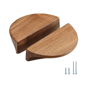 Poignée de porte en bois de manguier poignée de porte d'armoire monotrou en bois massif poignée de porte d'armoire fournisseur en gros - Product Image 6