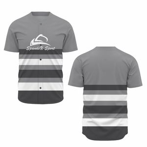 Uniformes y jerseys de equipos de béisbol y softbol transpirables personalizables Diseño de técnicas impresas - Product Image 3