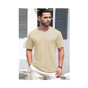 เสื้อยืดคอกลมใส่สบายขายดีประจำฤดูร้อน แฟชั่นลำลองทันสมัย แขนสั้น ผลิตจากโรงงาน ราคาถูก ไซส์ใหญ่ สำหรับผู้ชาย - Product Image 3