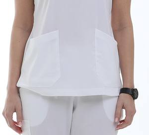 Último Diseño: Blusas Médicas para Mujer con Logo/Color Personalizado, Ropa de Hospital de Alta Calidad, Duradera, Manga Corta, Detección de Agujas - Product Image 5