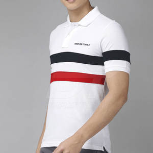 Polo de último diseño, Polo informal, polo de color personalizado para hombre con logotipo personalizado a la venta - Product Image 2