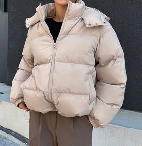 Chaqueta de burbuja transpirable con logotipo personalizado, chaqueta acolchada gruesa de Invierno para mujer personalizada, estilo informal, impermeable - Product Image 3