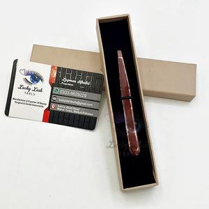 แหนบถอนคิ้วสีโรสโกลด์ไทเทเนียมคุณภาพตามสั่งแหนบปลายแหลมแบบตรงสำหรับต่อขนตาสำหรับรัสเซีย - Product Image 4