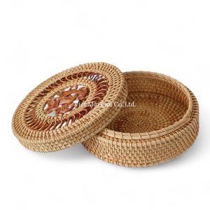 Boîte de rangement en rotin en gros, fabriquée à la main pour les produits d'organisation de la maison en marque privée - Product Image 2