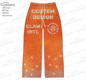 Survêtements en éponge française avec logo personnalisé Survêtements surdimensionnés unisexe en coton polaire épais et respirant pour hommes - Product Image 6