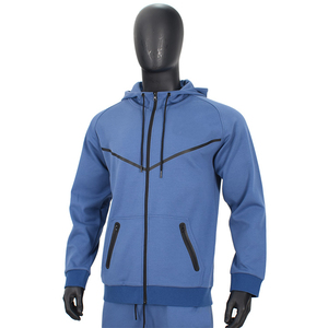 Vente en gros Fournisseur empilé d'hiver Personnalisé deux pièces Sweat à capuche en coton pour hommes Pantalon de jogging Ensemble pour hommes - Product Image 6