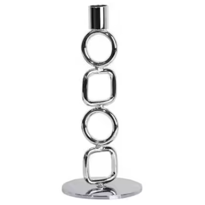 Design classique décoration de la maison bougeoir décor de mariage moderne chandeliers couleur argent Restaurant Table décorative - Product Image 1