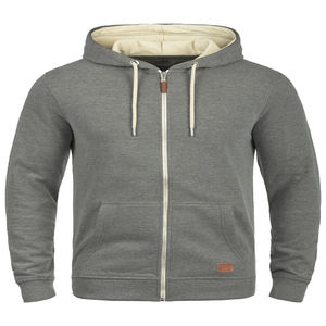 Sudaderas con capucha con cremallera de gran tamaño Unisex para hombre de algodón 100% de alta calidad con logotipo personalizado forro polar pesado transpirable y secado rápido - Product Image 1